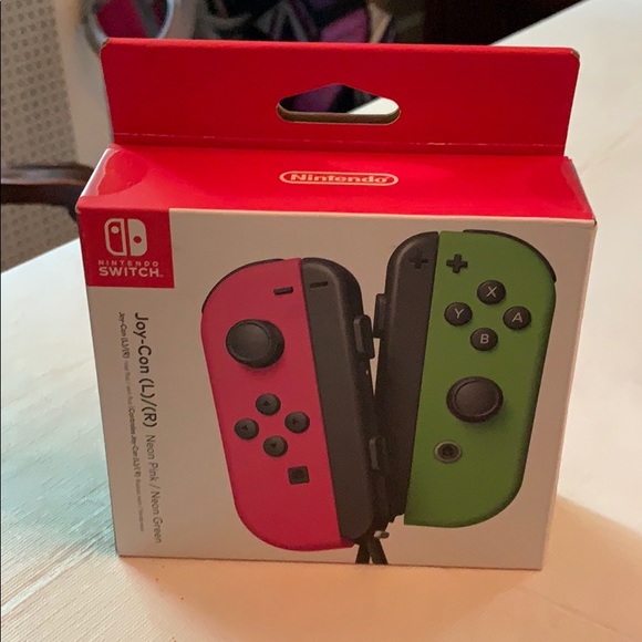 Nintendo Games Nintendo Switch Joycon Lr Pinkgreen Poshmark